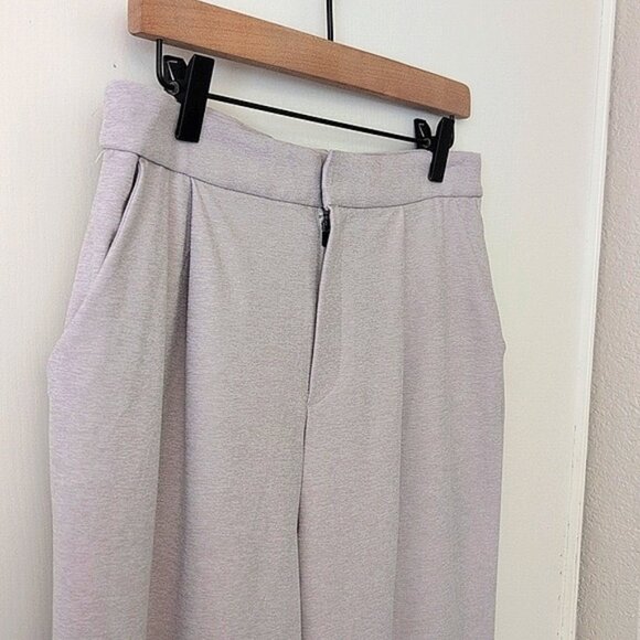 Vuori Womens Large Elevation Trouser Pants Beige Wide Leg Athleisure Activewear - Picture 4 of 8